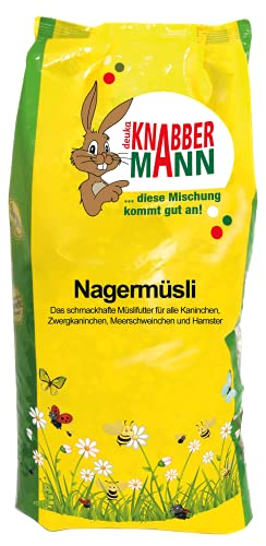 Knabbermann Nagermüsli | Müslifutter für Abwechslung im Futternapf | 5 kg von deuka