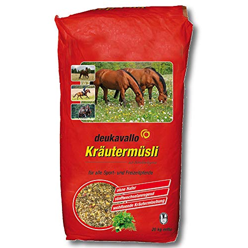 deukavallo Kräutermüsli | Kräutermüsli für Sport- und Freizeitpferde | 20 kg von deuka