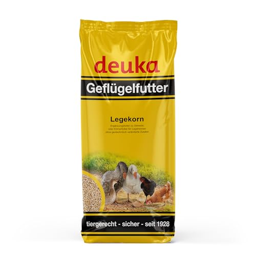 deuka Legekorn | gekörnt 5 kg | Nährstoffreich | Kombifutter zur Legehennenfütterung | Legehennenfutter | Ergänzungsfuttermittel für Legehennen von deuka