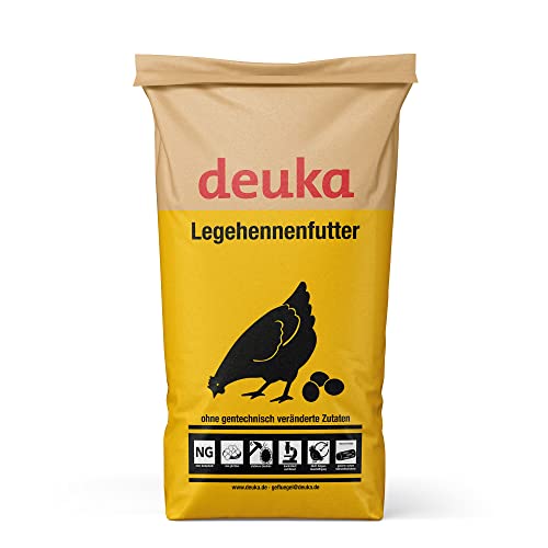 deuka NG Legemehl 25 kg | Kombifutter zur Legehennenfütterung | Nährstoffreich | frei von Gentechnik | Ergänzungsfutter | stabile Eierschalen und Knochen von deuka