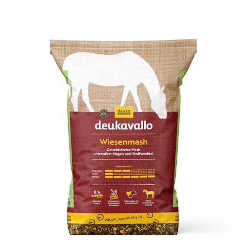 deukavallo Wiesenmash | Getreidefreies Mash zur Unterstützung von Magen und Stoffwechsel | 10 kg von deukavallo