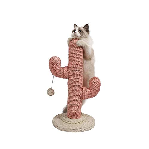 Scratcher Durable Cat Scratcher for Indoor Cats Cactus Shape (Pink) von dfghjdfgas