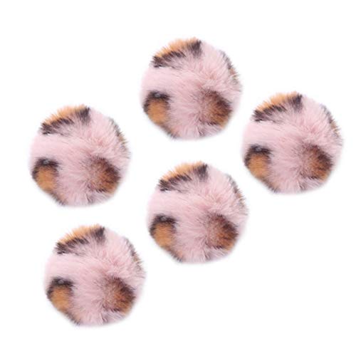 didatecar 5PCS Katzenspielzeug Katzenminze Plüschball Interaktives Haustierspielzeug Für Katzen Bunte Katze Ball Handgefertigter Plüsch-Flummi von didatecar