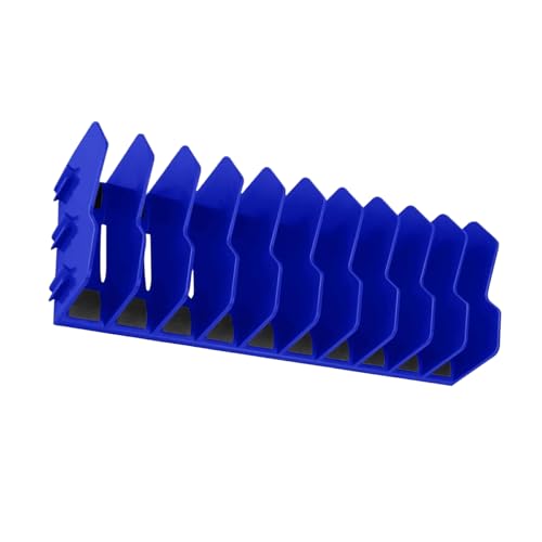 dijiusidy Anschließbares Zangen Aufbewahrungsregal, einfacher Zugriff auf Werkzeuge jederzeit, 10 Slot Zangen Aufbewahrungsregal, ABS, rutschfest und abnehmbar, Blau von dijiusidy