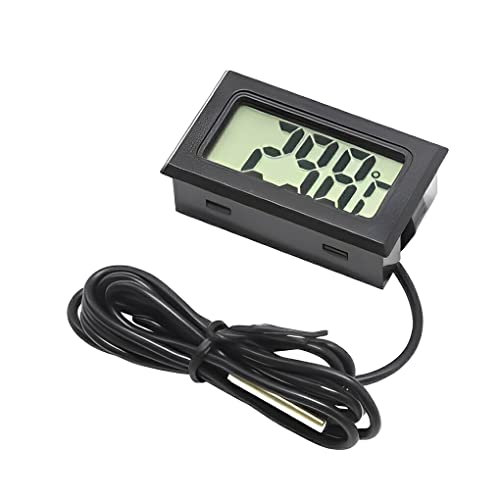 dijiusidy Digitales Sonden Kühlschrank Thermometer Heimsensor Thermometer Zubehör für Aquarium Kühlschrank Temperaturanzeige von dijiusidy