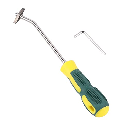 dijiusidy Professioneller Bodenzement Keramikfliesen Mörtelentferner Griff Reinigungsbohrer Schaben Rhombus Finishing Removal Tool von dijiusidy