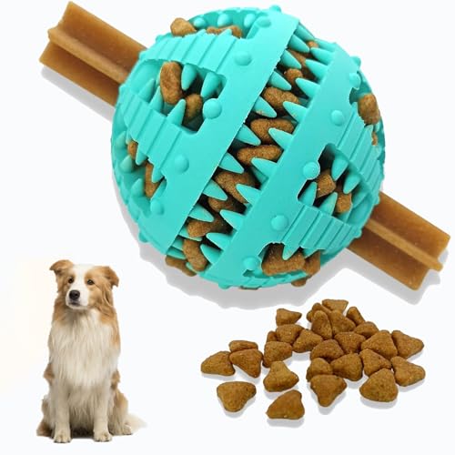 Dinghaole Haustier Hund Leaky Eater Toy Ball Zahnen Puzzle Relief Bite Resistant Training Spielzeug Wassermelone Bälle Slow Food Spielzeug von Dinghaole