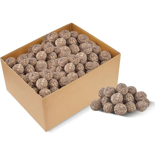 dobar® 24116e - 100 Große Gourmet-Meisenknödel ohne Netz - 100 Futterknödel mit je 80 Gramm für die Ganzjahresfütterung - Vogelfutter für Wildvögel - 8000 Gramm… von dobar