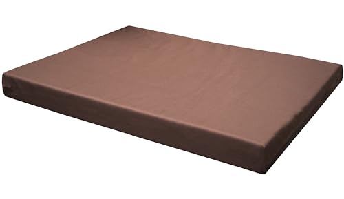 Dogbed4less Wasserdichter externer Ersatzbezug für 107,7 x 71,1 x 7,6 cm Hundebett, Braun von dogbed4less