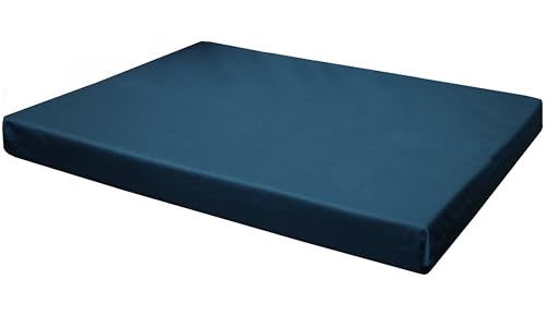 Dogbed4less Wasserdichter externer Ersatzbezug für 107,7 x 71,1 x 7,6 cm Hundebett, Pazifikblau von dogbed4less