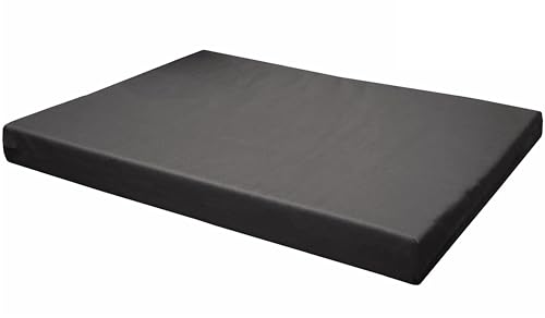 Dogbed4less Wasserdichter externer Ersatzbezug für 107,7 x 71,1 x 7,6 cm Hundebett, Space Grey von dogbed4less