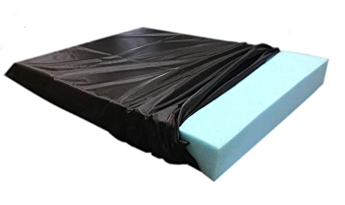 eConsumersUSA Hundebett mit hoher Dichte, kühlendes Gel, mit Memory-Schaum, wasserdichte Abdeckung, 129 x 73 x 10 cm, Blau, 2 Stück von dogbed4less