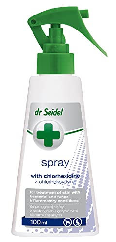 DR SEIDEL Chlorhexidin Spray gegen Bakterien 100ml Keine Reizung der Haut, frei von Farb- und Duftstoffen von dr Seidel