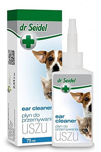 dr Seidel Ohrreiniger für Hunde und Katzen 75ml Die Flüssigkeit entfernt effektiv Schmutz und Sekrete und verhindert so das Wachstum von Bakterien in der Ohrmuschel und dem Gehörgang von dr Seidel