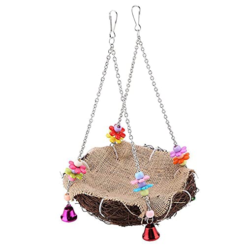 dragonaur-home decor Pet Perch Kreatives Vogelspielzeug für kleine Tiere zum Aufhängen, Nest, L von dragonaur-home decor