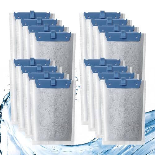 driamor 16 Stück Aquarium-Filterkartusche für Tetra EasyCrystal Filter 250 und EasyCrystal FilterBox 300, Ersatzfilterkartuschen mit Ultra-Aktivkohle und Zeolith von driamor