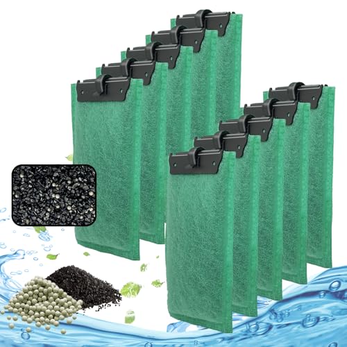 driamor Aquarium-Filterkartusche für Tetra EasyCrystal Filter 250 und EasyCrystal FilterBox 300, mittlere Ersatz-Filterkartuschen mit Ultra-Aktivkohle und Zeolith (10er-Pack) von driamor