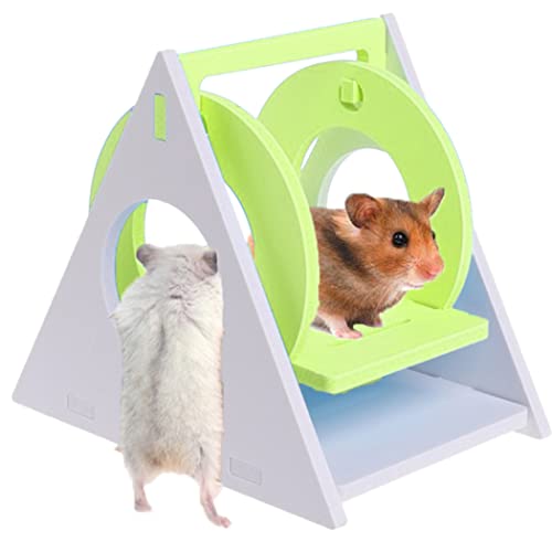 Hamster Toys Hamster Swing Hamster Playground Hamster Hanging Toys Hamster House und Versteck für Gräbils Meerschweinchen Chinchillas (Pink) von dsbdrki