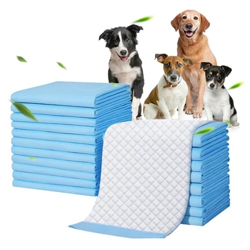 dsbdrki Windelpapiertrainingspads 20 Stück Einwegpulpe 23,6 x 35,4 Zoll absorbierende und leckere Hunde -Toiletten Urinpolster Haus Haustierpolster für Katzen, Kaninchen, Kaninchen von dsbdrki