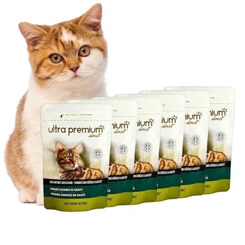 85g Katzenfutter Ultra Premium Huhn Stücke getreidefrei Sachets (12 x 85g, in Gelee) von dtp-soft