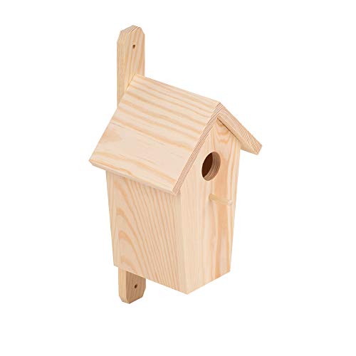 Holz Vogelhaus Box, Haus für Vögel aus Holz 14 x 12 x 30,5 cm von duston