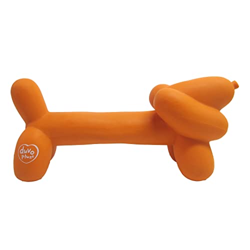 duvoplus, Latex Balloon Dachshund 18 x 5,5 x 8 cm, Orange, Spielzeug, Orange, Hund von Duvoplus