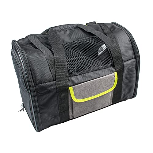 duvoplus, Lyon Backpack 43 x 20 x 29 cm – max. 6 kg, Schwarz, Transport, Schwarz, Hund von Duvoplus