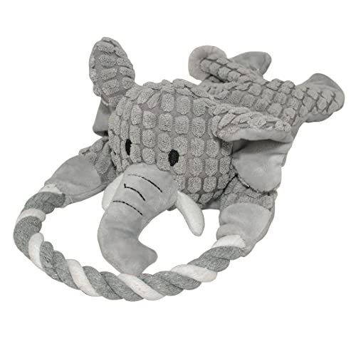 duvoplus, Zoo Friends Ed Elefant Schnalle 34 x 15 x 10,5 cm Grau, Spielzeug, Grau, Hund von Duvoplus