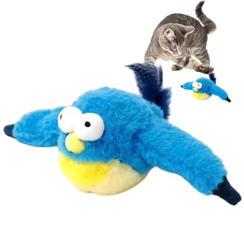 dzqad Automatisches Flying Bird Cat -Spielzeug, elektrischer Fliegender Vogel für Katzen - Simulation Flying Bird necken Cat Stick,Einzigartiges Gestaltdesign necken Spielzeug für, Arbeitsbereich und von dzqad