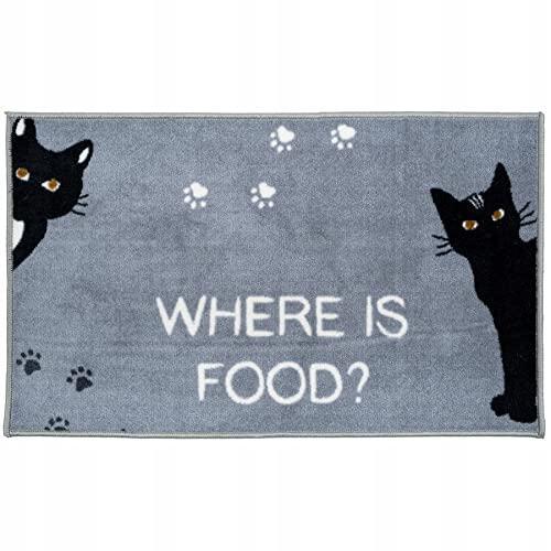 e-floor - Fressunterlage - Futtermatte futternapf Matte Tiernahrung Matte - Hundematte Katzematte für Futter und Wasser - 40x60 cm von e-floor