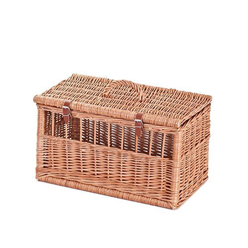 e-wicker24 Weidenkäfig, EIN Transporter für Tiere, Tierkäfig, Vögelnkäfig aus Weide, Käfig mit einem stabilen Griff von e-wicker24 Alles aus Weide