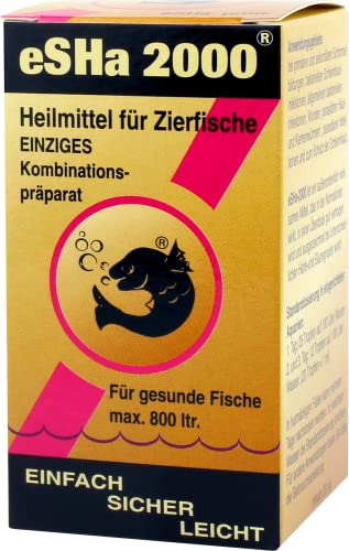 eSHa 2000 – Breitbandheilmittel gegen Verpilzungen, Flossenfäule und bakterielle Krankheiten - 20 ml von eSHa Labs