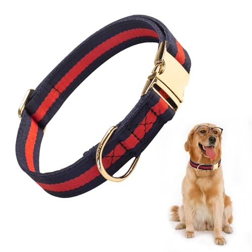 Elegantes und edles Hundehalsband, bequem und langlebig, luxuriöses Hundehalsband, Geschenk für Welpen, kleine Hunde von echentie