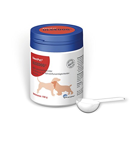 Ecuphar OmniPet Ulcedog | 150 g | Complementary Food for Dogs | to Support The Stomach & intestinal mucosa | with Herbal hydrocolloids | Natural Protection von ecuphar