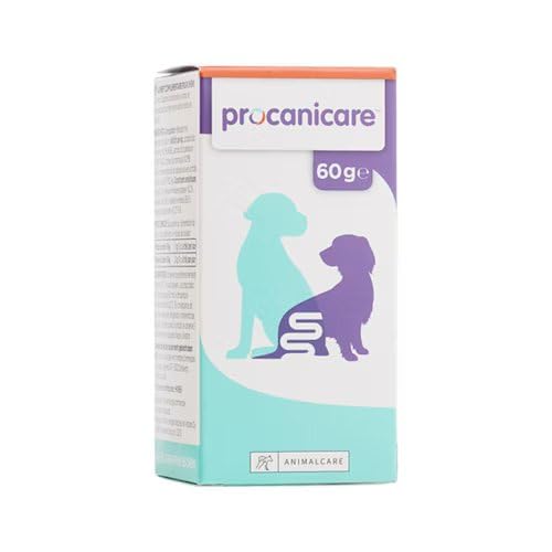 ecuphar Procanicare Pulver für Hunde | 60 g | Zur Unterstützung einer gesunden Darmflora und des Stuhlgang | Verwendung guter Darmbakterien | 3 lebende Bakterienstämme von ecuphar