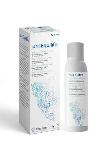 ecuphar proEquilife Spraydose für Pferde | 125 ml | Milchsäurebakterien zur Regeneration des Hautmikrobioms der Haut | Zur Unterstützung empfindlicher und juckender Haut von ecuphar