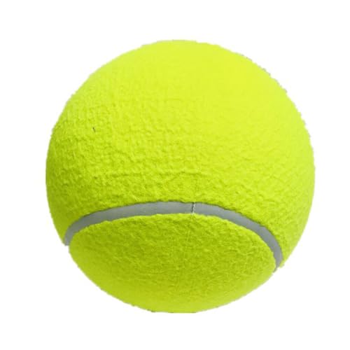 eexuujkl Langlebiger Tennisball für Haustiere. Spielen Sie Apportieren mit Ihrem Hundebegleiter unter Verwendung eines langlebigen, preiswerten Tennisballs aus Gummi von eexuujkl