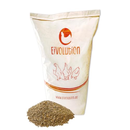 Eivolution Bio-Aufzuchtfutter mit Oregano-Öl 10kg | Extra für Jungtiere | Alleinfutter aus Proteinen, Aminosäuren, Vitaminen und Mineralstoffen von eivolution