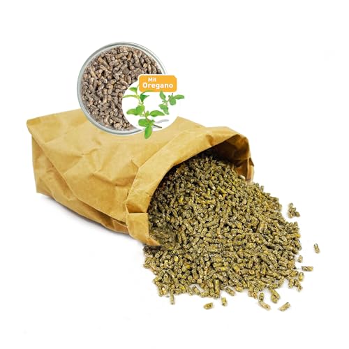 Eivolution Bio-Legehennen-Pellets mit Oregano-Öl für Geflügel 3kg | Für Hühner und Wachteln | Hühnergesundheit | probiotisch | Kräuterpellets von eivolution