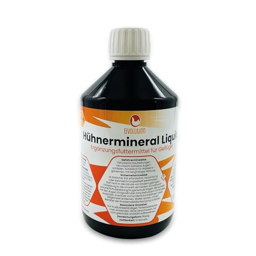 Eivolution Hühnermineral Liquid - 500ml - optimale Ergänzung für gesunde und leistungsstarke Hühner von eivolution