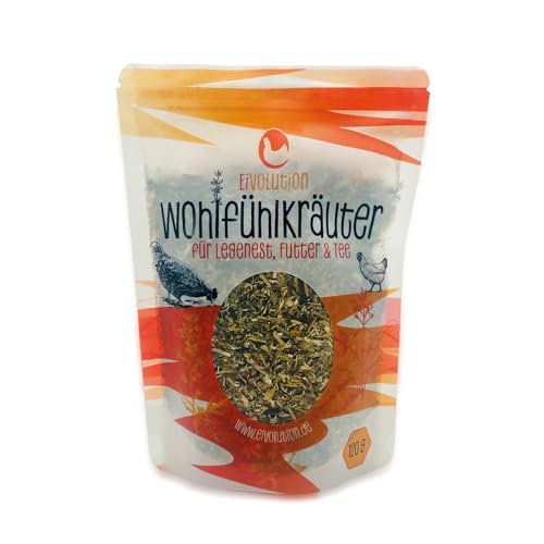 Eivolution Wohlfühlkräuter - 200g - natürliche Unterstützung für Gesundheit und Wohlbefinden - Unterstützt das Nestklima - Fördert die Gesundheit von eivolution