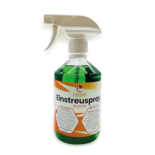 eivolution Einstreuspray - 500ml - Frische und Wohlbefinden für deinen Stall - Ätherische Öle - 100% natürlich von eivolution