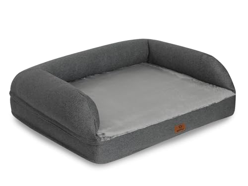 elGiga orthopädisches Hundebett Moritz - Bezug mit RV waschbar - M 80 x 55 cm von elGiga Der Megastore im Internet!