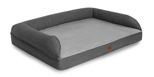 elGiga orthopädisches Hundebett Moritz - Bezug mit RV waschbar - XL 120 x 75 cm von elGiga Der Megastore im Internet!