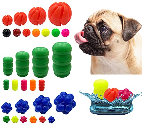 Hundespielzeug kleine Hunde/große Hunde/Hundeball sehr robust/Kauspielzeug/interaktives Spielzeug (Berry Ball Ø 5cm, Neonpink) von elropet