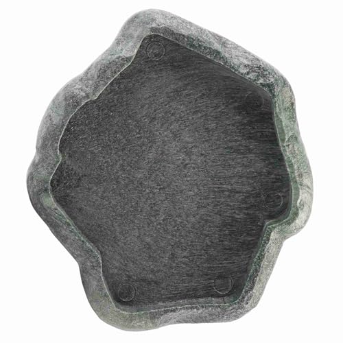 Reptile Rock Feeder, Reptile Water Dish ABS Resin Lightweight Reptile Rock Food Water Dish Feeder Bowl for Tortoise Lizard (Small) von equlup