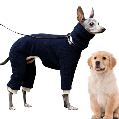 ereqeip Ganzkörper-Hundemantel | Haustierpullover | Verdickender, winddichter, dehnbarer Ganzkörper-Hundepullover für den ganzen Körper, gemütlich, für kaltes Wetter, Herbst und Winter von ereqeip