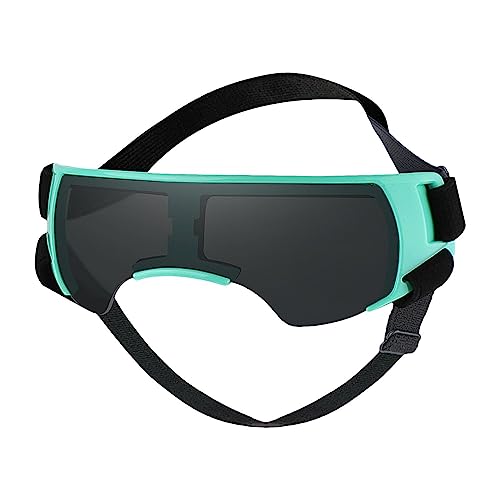 ereqeip Hundebrille | Brillen für Haustiere mit verstellbarem Riemen | Wind-, Staub- und Nebelschutz, Augenschutz, Haustierbrille für Motorradfahren, Reiten, Wandern, Schwimmen von ereqeip