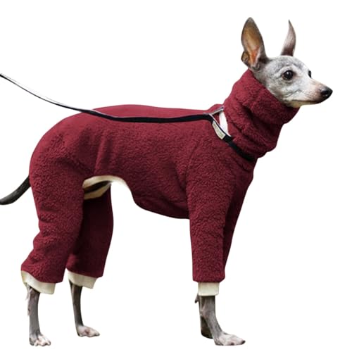 ereqeip Rollkragen-Pyjama für Hunde | Haustierpullover | Gemütliche, weiche, Winddichte Winter-Hundekleidung für den ganzen Körper, die den Körper verschüttet und verdickt, für Deutsch Kurzhaar von ereqeip