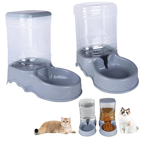 eurNhrN Automatische Katzenfutterautomat 3.5L Kleine mittelgroße Haustier -Futtermittel- und Wasserer -Spender -Set -Reiseberechhaltungsversorgungsversorgung Pet Pet Pet Pet Pet Pet Supplies von eurNhrN